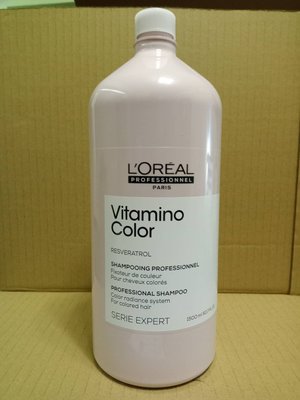 LOREAL 萊雅 絲漾博飽和護色洗髮精 1500ml (Vitamino Color)~(附壓頭)