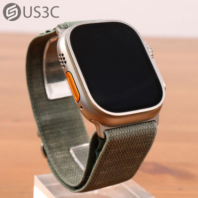 【US3C-板橋店】公司貨 Apple Watch Ultra 1 49mm GPS+LTE 鈦金屬 原色 橄欖色高山錶環 蘋果手錶 智慧手錶 二手手錶