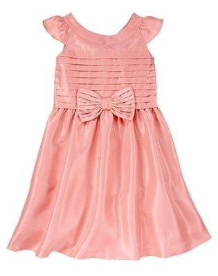 美國童裝GYMBOREE正品Shiny Bow Dress 閃亮的蝴蝶結連身洋裝 / 禮服 4T.5T...售100元（出清）