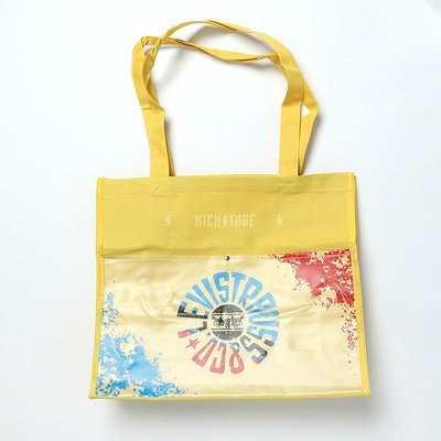 LEVIS SHOPPING TOTE BAG 黃色 塗鴉 美式 購物袋 手提包 側背包 環保袋【LVS010】
