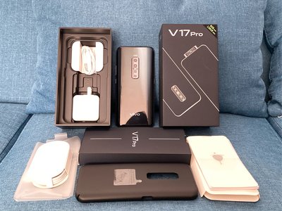 VIVO V17 Pro (8G/128G) 旗艦機黑色 9成9新只用兩天無傷完整盒裝 4800百萬畫素升降雙鏡頭 保固中