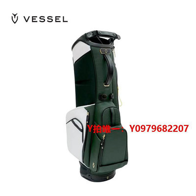 高爾夫球袋VESSEL高爾夫球包輕便皮革防水golf支架包9寸6格男女士球包24新款