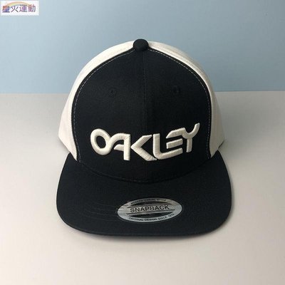 【熱賣精選】Oakley奧克利高爾夫帽子男嘻哈帽休閑平沿韓版潮遮陽帽防曬棒球帽