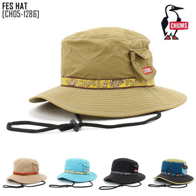 =CodE= CHUMS FES BUCKET HAT 口袋漁夫帽(藍.綠) CH05-1286 休閒 戶外 男女