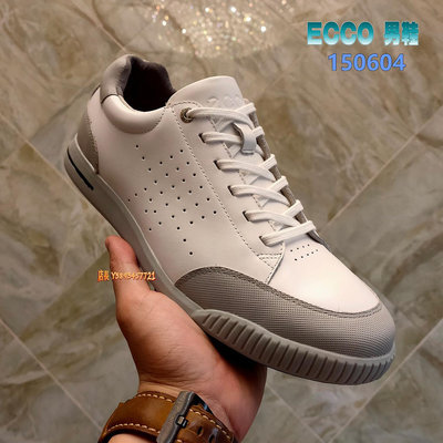 精品代購?新款 ECCO GOLF STREET RETRO 復古高爾夫球鞋 真皮製造 拉絲鞋頭 防水 TPU底 150604