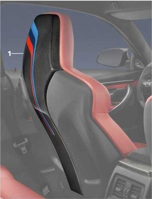 BMW M Performance Carbon 碳纖維 椅背 椅背蓋 飾板 For F80 F82 M3 M4