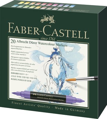 熱銷新品~德國Faber-Castell雙頭水彩麥克筆(20入)