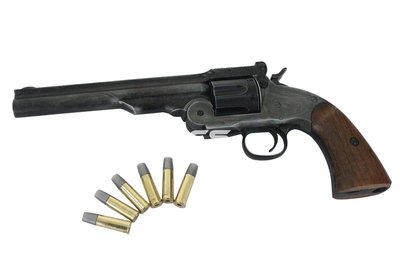 【BCS武器空間】WG 1887 Major 3 折輪槍-美國中折式轉輪全金屬CO2槍 舊化黑版-WG793BO