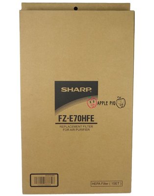 SHARP 夏普 原廠 FZ-E70HFE 蜂巢狀活性碳濾網 適用 KC-JE70T