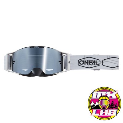𝕸滑胎實驗室𝖃 ONeal® B-30 Goggle Hexx V.22 黑/白 美國 護目鏡 電鍍片