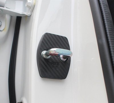 MAZDA馬自達 碳纖維紋 車門鎖扣保護蓋 4入/組 MAZDA 2 3 6 CX3 CX5 CX9 門扣【CA114】
