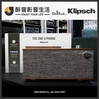 【醉音影音生活】美國古力奇 Klipsch The One II Phono 非Costco一般版 藍牙喇叭.台灣公司貨