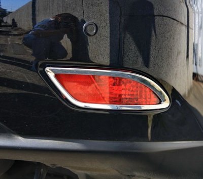 圓夢工廠 Lexus RX 2009~2012 RX270 RX350 RX450 鍍鉻 後保桿 反光片框 後霧燈框飾貼