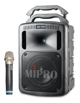 建凱音響  嘉強 Mipro MA-708 UHF 含CD+USB+藍芽 專業型無線擴音機,來電店漂亮價