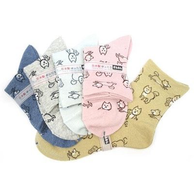 Miki小舖🌸日本 日本製 透明 半短襪 造型 棉襪 短襪 造型襪 襪子 棉襪 狗 柴犬