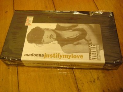 VHS=Madonna=瑪丹娜=MV 音樂錄影帶=美國進口版=justify my love+ray of light