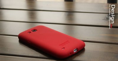 【Seepoo總代】出清特價 Samsung Galaxy Premier i9260變臉機超軟Q 矽膠套 手機套 紅色