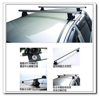 【Shanda上大莊】  三菱 SAVRIN ARTC 鋁合金專用車頂架，優惠中