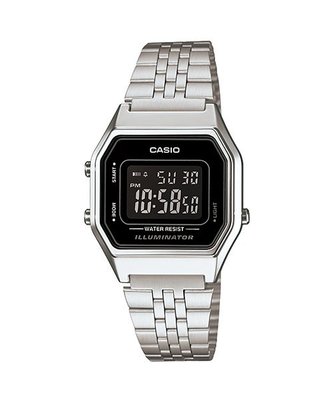CASIO 卡西歐 熱銷復古 經典復古數字型電子錶( LA680WA-2B)-黑色(LA670WGA-1)