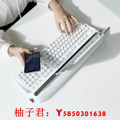 可開發票量大優惠actto鍵盤 B503鍵盤辦公復古打字機女生可愛平板手機電腦