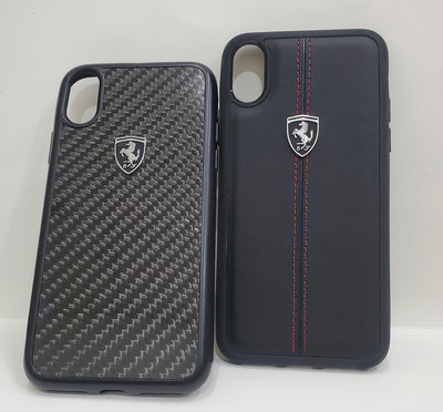 彰化手機館 現貨 法拉利 iPhoneXS XS Ferrari 手機殼 正版授權 真皮直紋縫線背蓋 iPhoneX