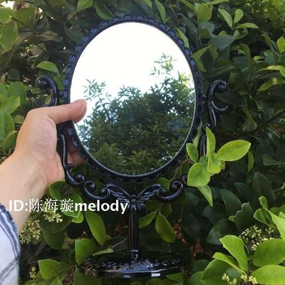 桌鏡安娜蘇臺式化妝鏡復古梳妝鏡美容鏡子大號鏡子公主桌面臺鏡