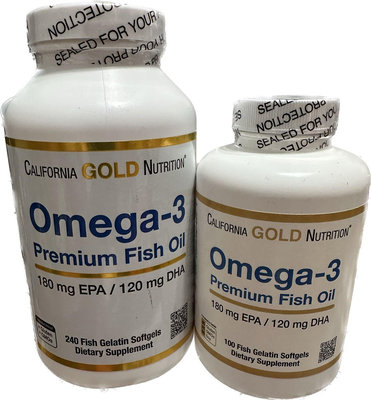 寵物補充品  CGN omega 3魚油 California gold nutrition