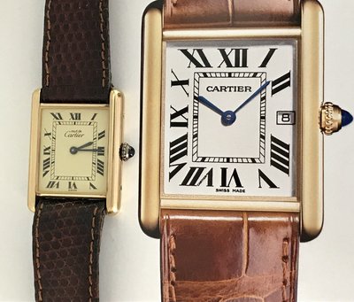 Cartier 附原廠盒   手動上鍊 TANK 錶