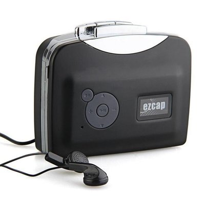 USB卡帶機Cassette tape to MP3 Conveter 磁帶信號轉換直插U盤EZcap磁帶機21952