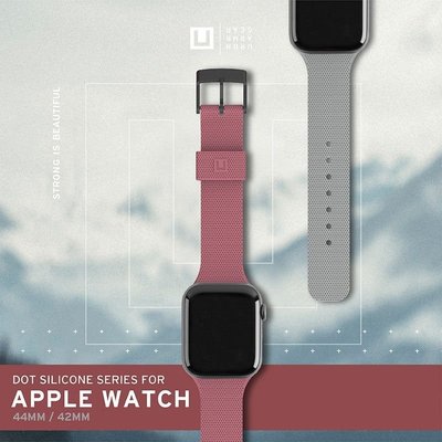 集居生活 UAG適用于Apple Watch 6 SE 5 4兒童女士硅膠表帶38/40/42/44MM男-阿拉朵朵