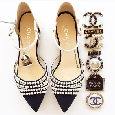 Chanel G31892 Ballerines 珍珠低跟鞋 37.5