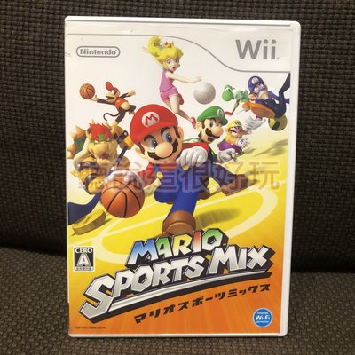 Wii 瑪利歐綜合運動 MARIO SPORTS MIX 瑪莉歐 瑪利歐 馬力歐 遊戲 4 V152