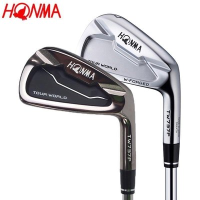 【現貨】高爾夫球桿 HONMA男士鐵桿TW737P全套鐵桿組銀黑色正品鋼桿-cici隨心購2