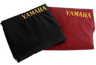 小叮噹的店- 台製 直立式 鋼琴罩 鋼琴全罩 YAMAHA 山葉 / KAWAI 河合 ．紅/黑 AYU / KA