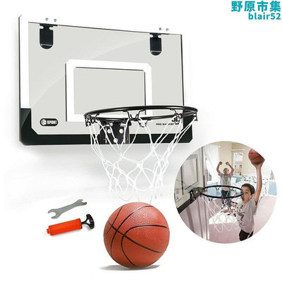 籃筐可扣籃壁掛式免打孔兒童室內室外帶板小籃球框投籃網家用標準