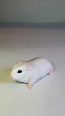 A-230 櫃 現況品 ： 海洋堂 FURUTA 寵物動物 COLLECTION 第2彈 白色 短尾侏儒倉鼠　富貴玩具店