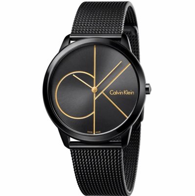 Calvin Klein minimal系列 ck logo簡約手錶 / K3M224X1 /36mm