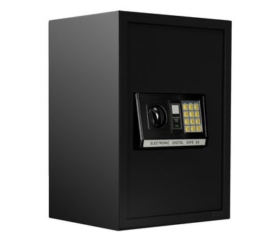 $小白白$電子密碼保險箱(大)黑色HD-4271B 保管箱保險櫃金庫/存錢筒聚寶盆/收納櫃/零錢箱零錢櫃~ 台中可自取