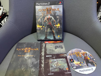 可玩可收藏 絕版經典遊戲 PS2亞版遊戲 戰神2 God of War II 英文版 書房