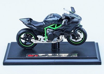 【Maisto精品車模】川崎重型機車 Kawasaki Ninja H2 R 黑色 美馳圖1/18摩托車模型