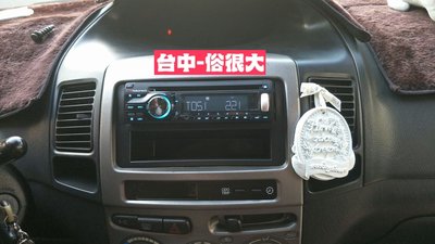俗很大~NAKAMICHI日本中道 NA201 前置單片CD/MP3/USB/WMA/AUX/FM主機豐田VIOS實裝車