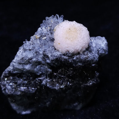 梧州新出球狀錳白云石Dolomite鎢錳礦 編號:03