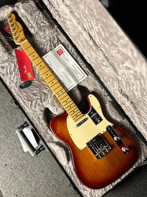 名人樂器 2024 Fender American Professional II Tele MN SSB 特殊木紋漸層