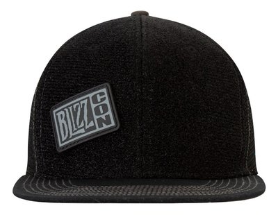 【丹】BZUS_BlizzCon Black Badge Snapback Hat 暴雪娛樂 帽子 可貼魔鬼氈(不附)