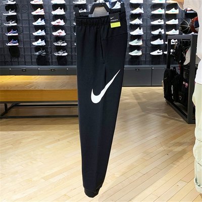 【熱賣精選】Nike耐吉新款男子大勾LOGO運動休閑透氣針織收口小腳長褲CU6776