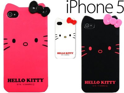 蝦靡龍美【PH064】日本原裝 Hello Kitty 立體蝴蝶結經典貓 保護殼 iPhone 4 4S 三麗鷗正品