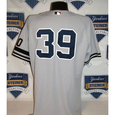 MLB 2007 YANKEES #39 BRITTON GAME USED ROAD JERSEY SIZE:48