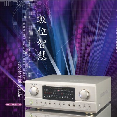 韻豪音響 TDF - 320W+320W 綜合歌唱擴大機 - N1-GS250