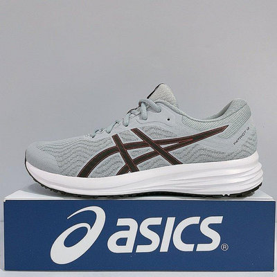 ASICS PATRIOT 12 男生 灰色 輕量 透氣 舒適 運動 慢跑鞋 1011A823-027