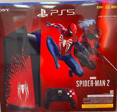 PS5主機蜘蛛人 同捆版 光碟版主機 P5主機 台灣公司貨原廠保固